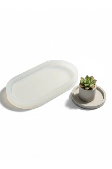 stonechem Yüksek Kalite Silikon Sunumluk Kalıbı 18 x 9,5 cm Epoksi ve Taş Uygulamaları İçin ürün görseli 1