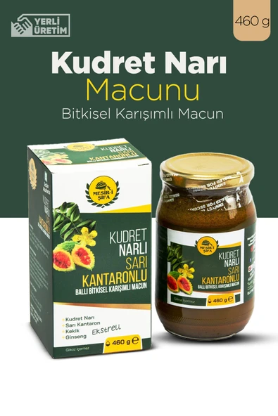 Kudret Narlı Sarı Kantaronlu Bitkisel Macun 460 g ürün görseli 1