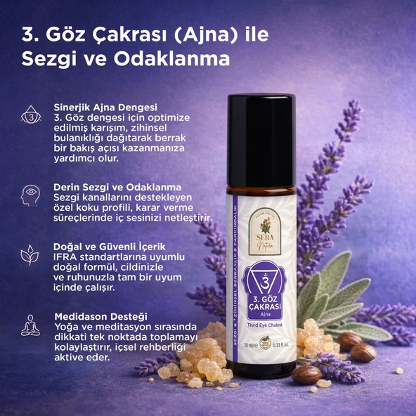 Aromaterapi 7 Çakra Yağ Seti 7 x 10 ml Ritüel Seti - Resim 7