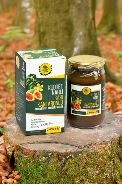 Kudret Narlı Sarı Kantaronlu Bitkisel Macun 460 g - Resim 4