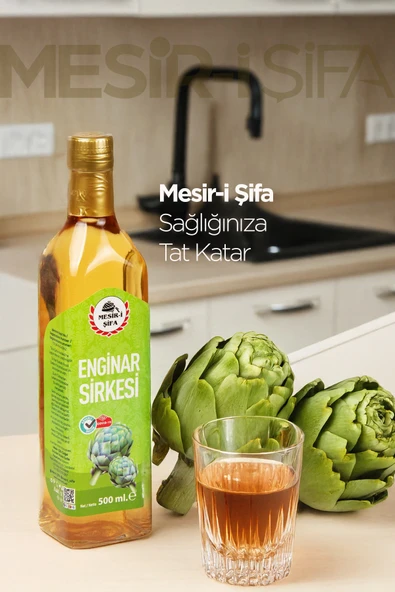 Enginar Sirkesi 500ml - Resim 4