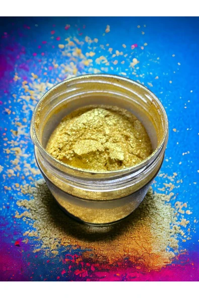 stonechem Epoksi Bazlı Sedefli Toz Pigment Altın Varak Gold 40 gr ürün görseli 1