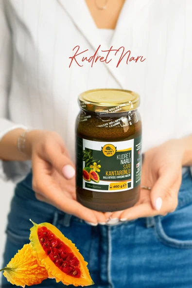 Kudret Narlı Sarı Kantaronlu Bitkisel Macun 460 g - Resim 2
