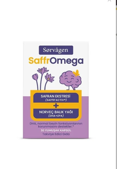 Sorvagen SaffrOmega 30 Yumuşak Kapsül ürün görseli 1