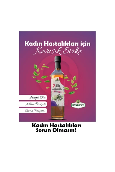 Hayıt Otu Aslan Pençesi Civan Perçemi İçerikli Karışık Sirke 500ml ürün görseli 1