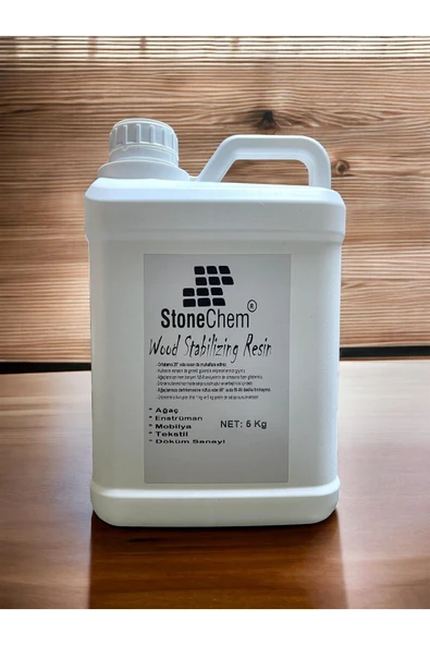 stonechem Ahşap Stabilize Emprenye Reçinesi 5 KG ürün görseli 1