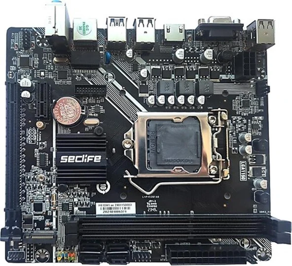 Seclife H81DA1 Intel LGA1150 H81 DDR3 MATX 1150p Anakart ürün görseli 1