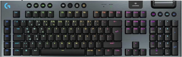 Logitech G915 X Lightspeed 920-012676 RGB Tactile Switch Kablolu/Kablosuz Mekanik Oyuncu Klavyesi Teşhir ürün görseli 1
