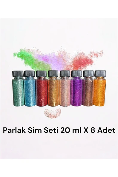 stonechem Yüksek Parlaklık Sim Seti 20 ml X 8 Adet Canlı Renkler ürün görseli 1