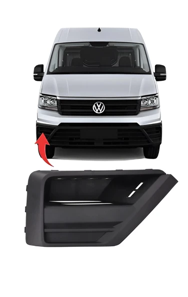 Vw Crafter 2017>> Sağ Ön Tampon Kapagı 7C0853666 ürün görseli 1
