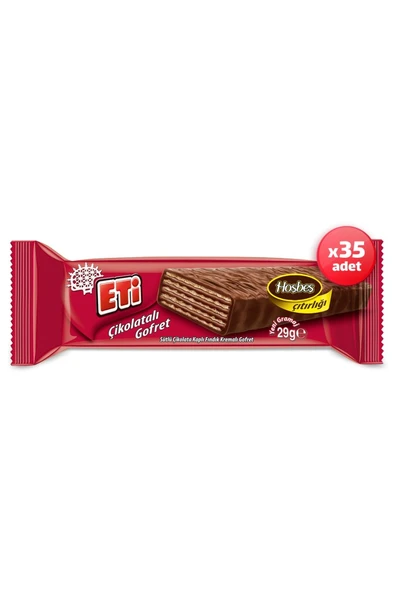 Eti Sütlü Çikolatalı Gofret 29 g x 35 Adet ürün görseli 1