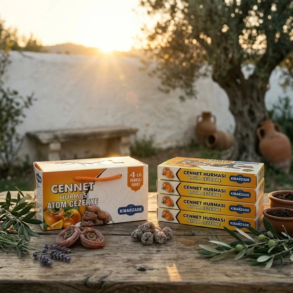 Kibarzade Cennet Hurması Atom Cezerye 4'lü Çanta (125 gr x 4) ürün görseli 1