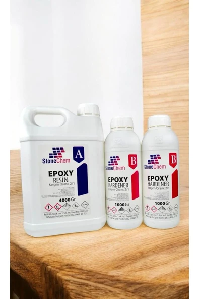 stonechem Şeffaf Epoksi Reçine 6 Kg Extra Parlak Hobi,ahşap,tepsi,magnet Yapımı Için (SÜRPRİZ HEDİYE) ürün görseli 1