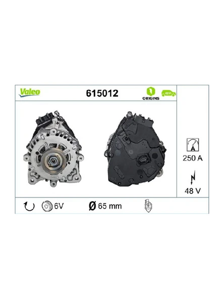 ALTERNATOR 48V 250A GOLF VIII A3 LEON OCTAVIA 20 ürün görseli 1