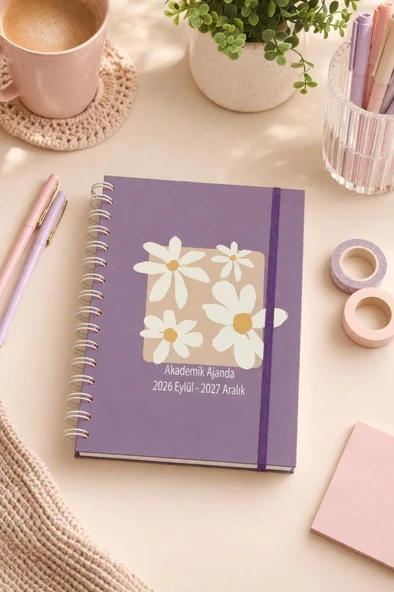 Lizy 2026-2027 Akademik Ajanda - A5 Spiralli Planner Tasarım-7 ürün görseli 1
