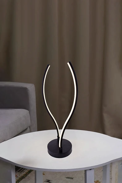 3 Renk Cup 3’lü Çubuk LED Lambader Siyah Modern Dekoratif Yerden Aydınlatma ürün görseli 1