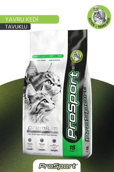 ProSport Tavuklu Yavru Kedi Maması 15 Kg ürün görseli 1