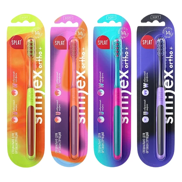 Splat Smilex Ortho+ Ortodontik Soft Diş Fırçası 1 Adet ürün görseli 1
