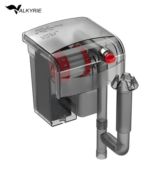 Valkyrie Akvaryum Askılı Şelale Filtre 3W 250 L/H Sessiz Çalışma Yüzey Temizleyici Sünger Filtreli ürün görseli 1