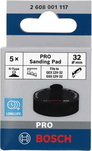 Bosch PRO Zımpara Tabanı 32 mm PSA - Resim 2