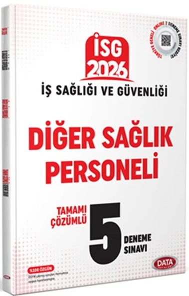 Data Yayınları 2026 İş Sağlığı Güvenliği Diğer Sağlık Personeli Çözümlü 5 Deneme Sınavı ürün görseli 1
