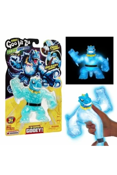 Goojitzu Glowshifter Karanlıkta Parlayan GJT41000 Tekli Figür Orijinal Lisanslı Tyro Hero Pack ürün görseli 1