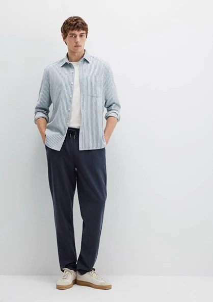 M0010168  MAVİ JOGGER PANTOLON - Resim 5