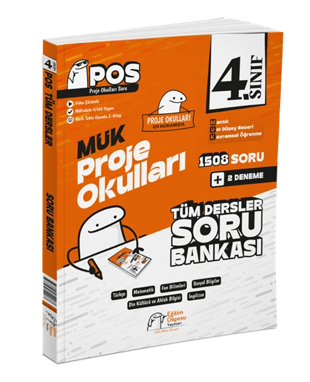 Gizli Yayınları Eğitim Deposu 4. Sınıf MÜK Proje Okulları Soru Bankası ürün görseli 1