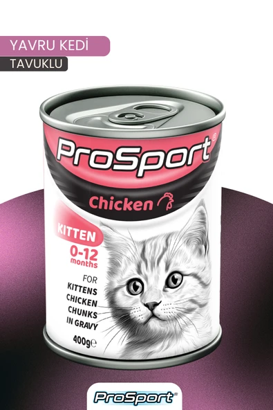 ProSport Biftekli Chunk Yetişkin Kedi Konserve Yaş Mama 400 GR ürün görseli 1