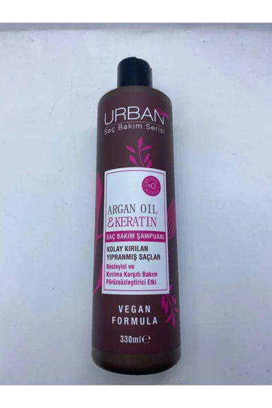 URBAN ŞAMPUAN ARGAN-KERATİN 330ML ürün görseli 1