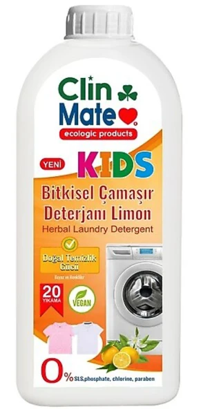 Clinmate Baby Bitkisel Çamaşır Deterjanı Limon 750 ml ürün görseli 1