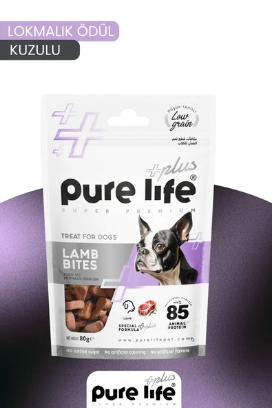 PureLife Plus Kuzulu Köpek Ödül Maması 80 GR ürün görseli 1