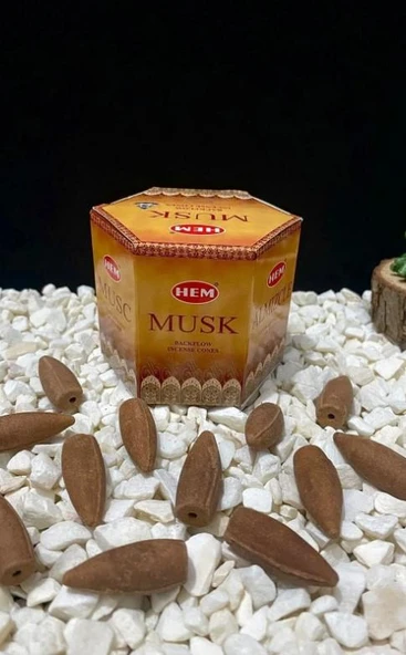 Hem Konik Geri Akış  Tütsü Musk 1 Paket 10 Adet ürün görseli 1