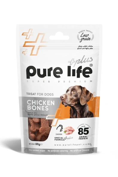 PureLife Plus Tavuklu Kemik Köpek Ödül Maması 80 GR ürün görseli 1