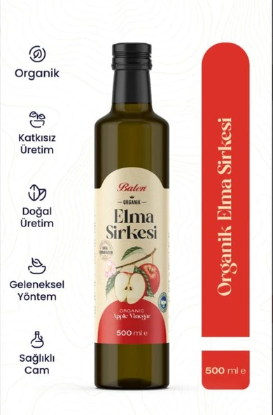 Balen Organik Elma Sirkesi 500 Ml ürün görseli 1