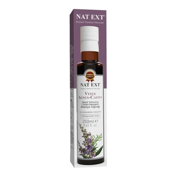 Nat Ext Hayıt Tohumu Civan Perçemi Biberiye Yağrağı Sıvı Ekstrakt Karışımı 250 Ml ürün görseli 1