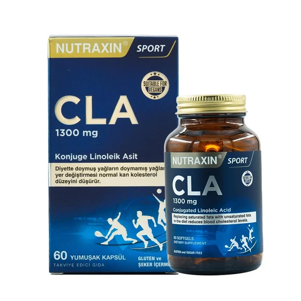 Nutraxin Sport CLA 1300 Mg 60 Softgel ürün görseli 1