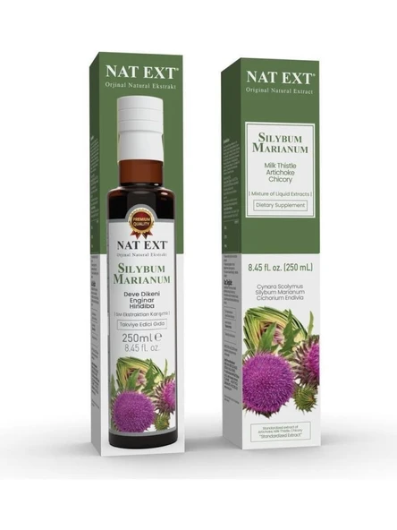 Nat Ext Deve Dikeni Enginar Hindiba Sıvı Ekstrakt Karışımı 250 Ml ürün görseli 1