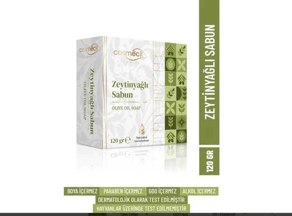 Cosmecit Zeytinyağlı Sabun 120 Gr ürün görseli 1