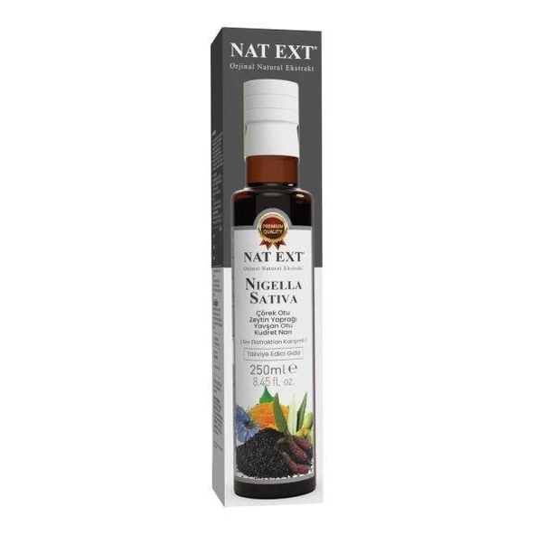 Nat Ext Çörek Otu Zeytin Yaprağı Yavşan Otu Kudret Narı Sıvı Ekstrakt Karışımı 250 Ml ürün görseli 1