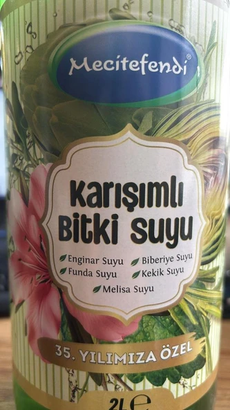 Mecitefendi Karışımlı Bitki Suyu 2 litre ürün görseli 1