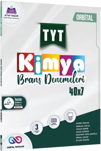 TYT Kimya 40 x 7 Branş Denemeleri Orbital Yayınları ürün görseli 1