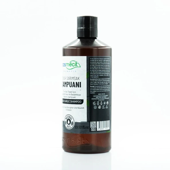 Cosmecit Siyah Sarımsak Şampuanı 400 Ml - Resim 3
