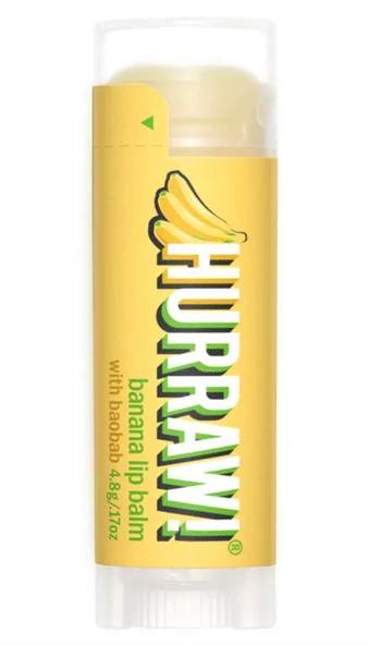 Hurraw Lip Balm Baobab Muz 4.8g Stick ürün görseli 1