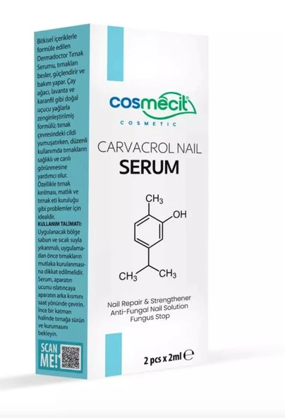 Cosmecit Carvacrol Nail Serum (2Ml + 2Ml Tırnak Serumu) ürün görseli 1