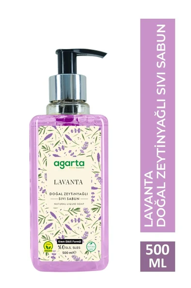 Agarta Lavanta Sıvı Sabun 500 Ml ürün görseli 1