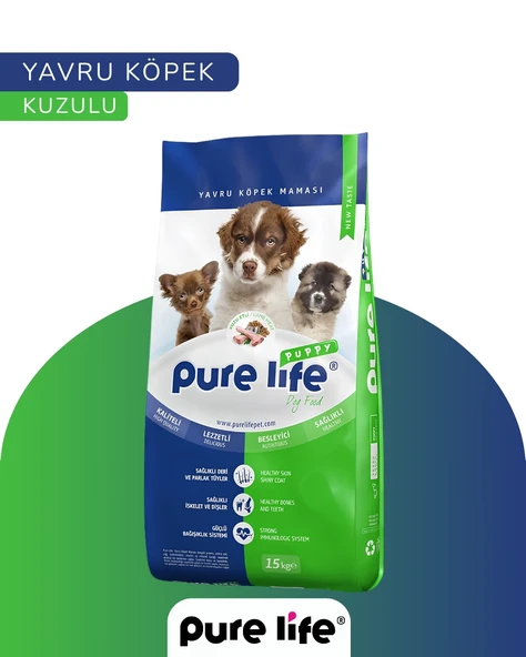 PureLife Puppy Kuzu Etli Yavru Köpek Maması 15 KG ürün görseli 1