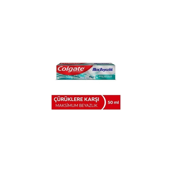 Colgate Max Whıte Beyaz Kristaller Macun 50 ml ürün görseli 1