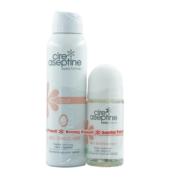 Cire Aseptine Deodorant Opal 150 Ml + Soft Roll On Set ürün görseli 1