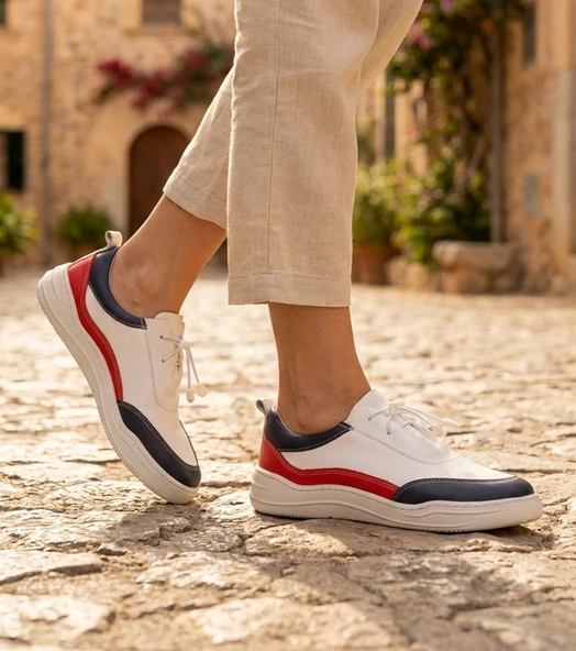 Kadın Hakiki Deri  Spor Ayakkabı / Sneakers ürün görseli 1